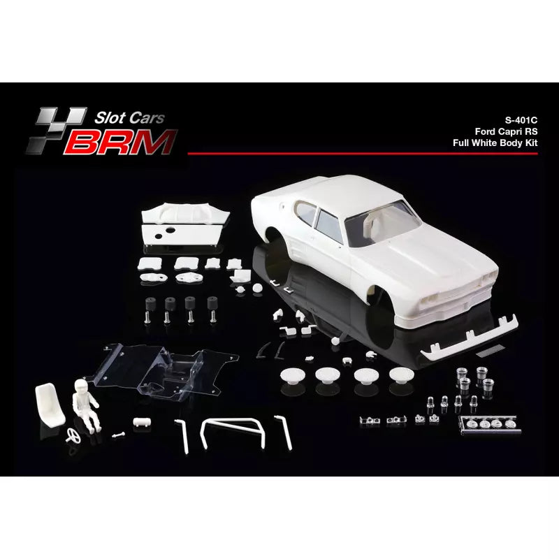 BRM S-401C - CAPRI - Full white body kit with lexan cockpit + wheel inserts