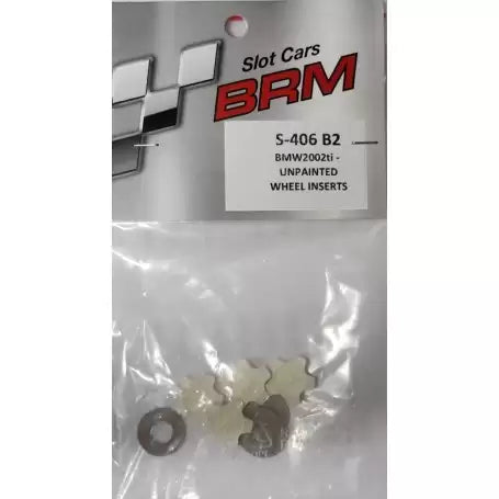 BRM S-406B2 - BMW2002ti Wheel unpainted inserts LM type + photo-etch (4 pcs)