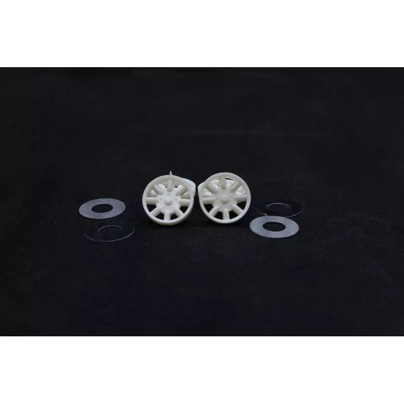 BRM S-406M - MINI Wheel inserts unpainted x4 – W.A.R. Slot Car Raceway