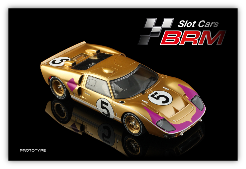 (PRE-ORDER) BRM BRM220 Ford GT40 MKII  Holman & Moody 24h Le Mans 1966 - #5 Ronnie Bucknum