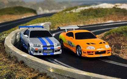 Scalextric C1465S Fast & Furious 25 Years Supra vs Skyline R34 Race Set 1/32 Slot Car