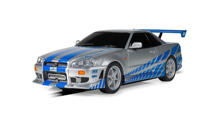 Scalextric C1465S Fast & Furious 25 Years Supra vs Skyline R34 Race Set 1/32 Slot Car