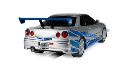 Scalextric C1465S Fast & Furious 25 Years Supra vs Skyline R34 Race Set 1/32 Slot Car