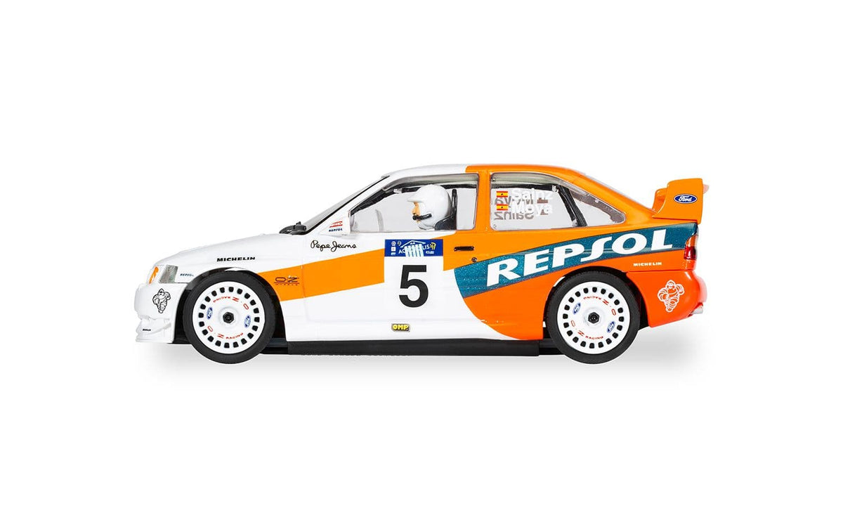 Scalextric C4426 Ford Escort Cosworth WRC #5 Carlos Sainz 1997 Acropolis Rally 1/32 Slot Car