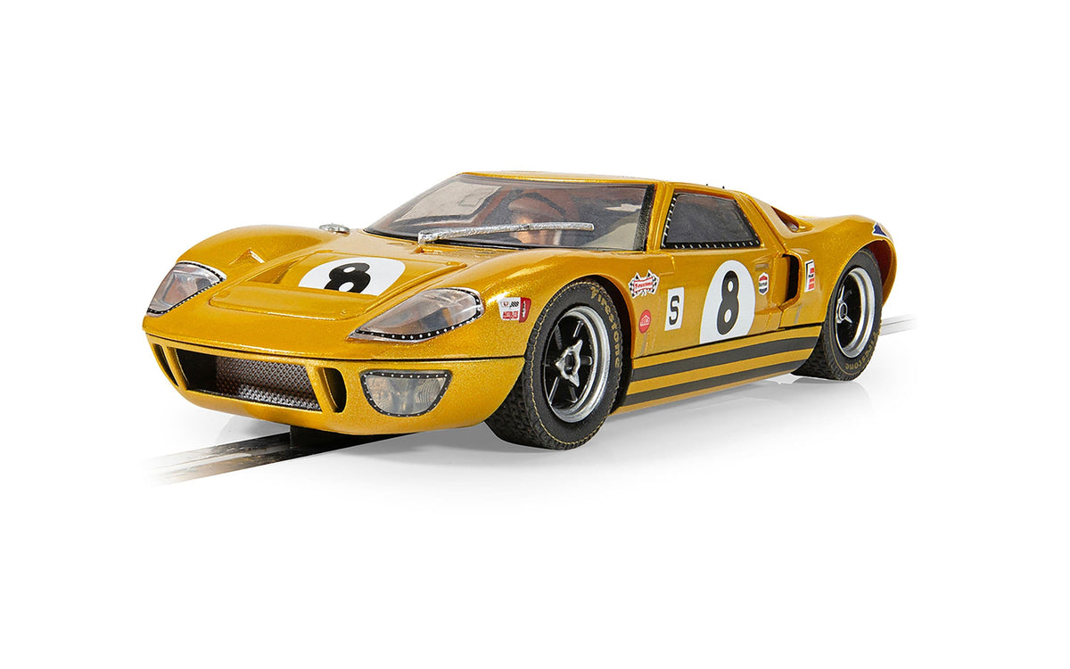 Scalextric C4495 Ford GT40 #8 Terry Drury & Keith Holland BOAC 500 1968 1/32 Slot Car