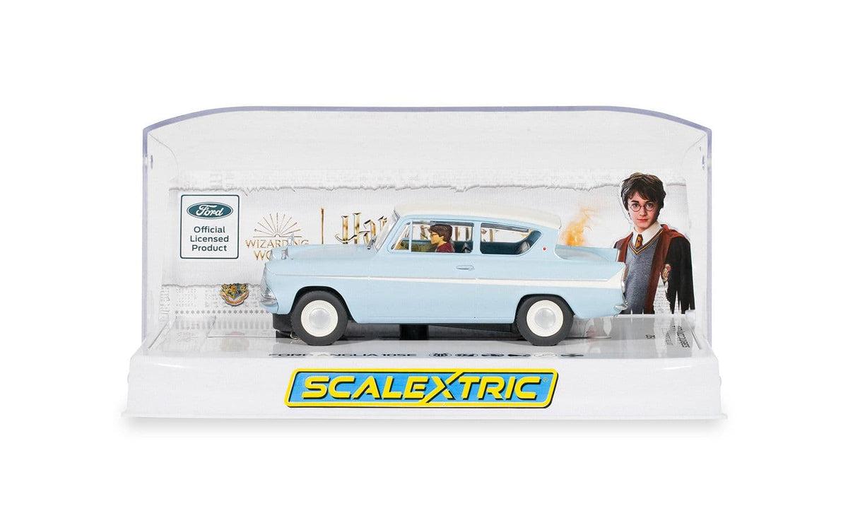Scalextric C4504 Ford Anglia 105E Harry Potter Edition Magnatraction 1/32 Slot Car