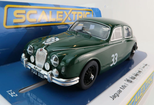 Scalextric C4506 - Jaguar MKI – Mike Hawthorn #33