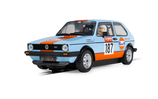 Scalextric C4609 Volkswagen Golf GTI Gulf Edition