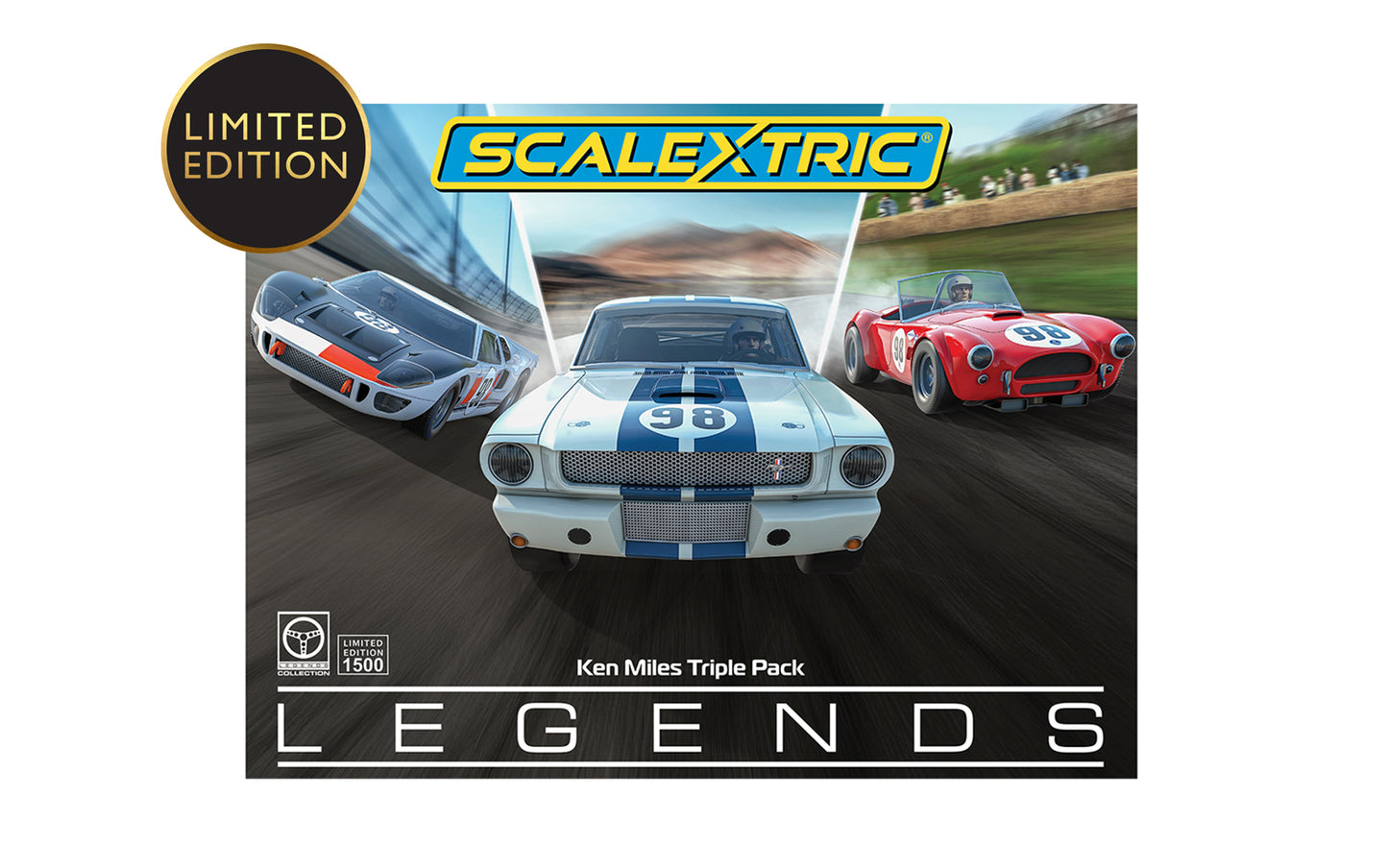 Scalextric C4619A - Ken Miles - Triple Car Pack