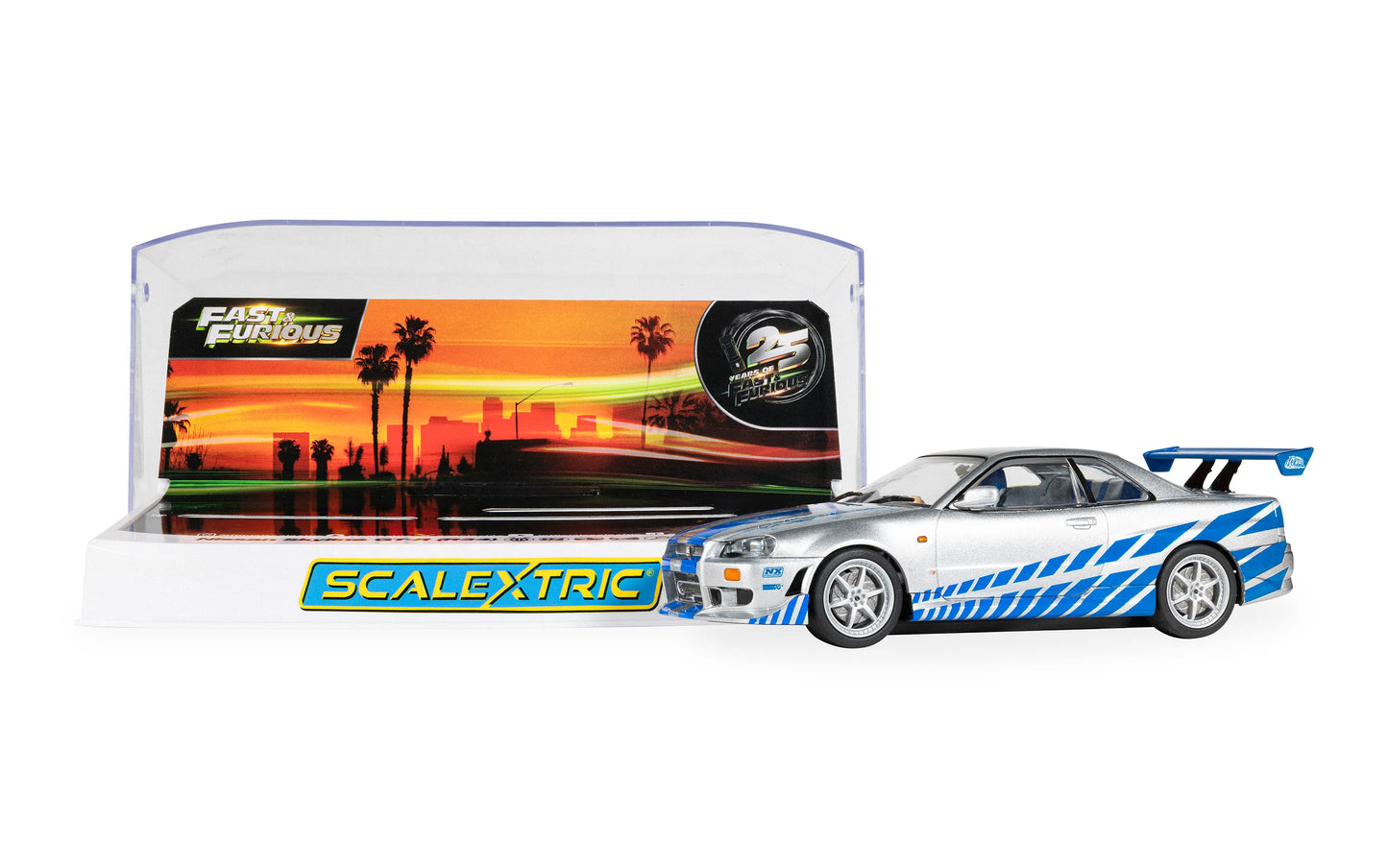 Scalextric C4674 Nissan Skyline GT-R R34 Skyline 2 Fast 2 Furious Brian O’Conner