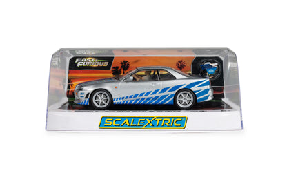 Scalextric C4674 Nissan Skyline GT-R R34 Skyline 2 Fast 2 Furious Brian O’Conner