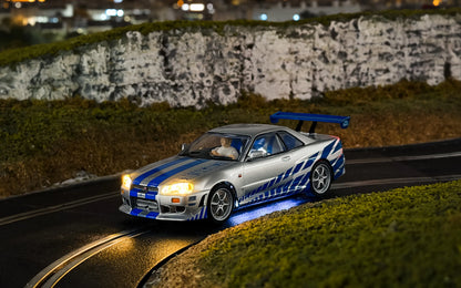 Scalextric C4674 Nissan Skyline GT-R R34 Skyline 2 Fast 2 Furious Brian O’Conner