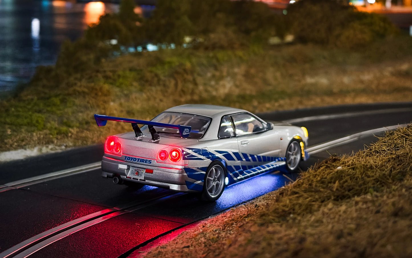 Scalextric C4674 Nissan Skyline GT-R R34 Skyline 2 Fast 2 Furious Brian O’Conner