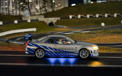 Scalextric C4674 Nissan Skyline GT-R R34 Skyline 2 Fast 2 Furious Brian O’Conner