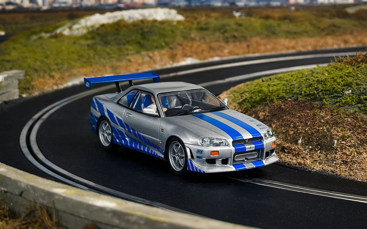 Scalextric C4674 Nissan Skyline GT-R R34 Skyline 2 Fast 2 Furious Brian O’Conner