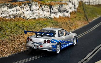 Scalextric C4674 Nissan Skyline GT-R R34 Skyline 2 Fast 2 Furious Brian O’Conner