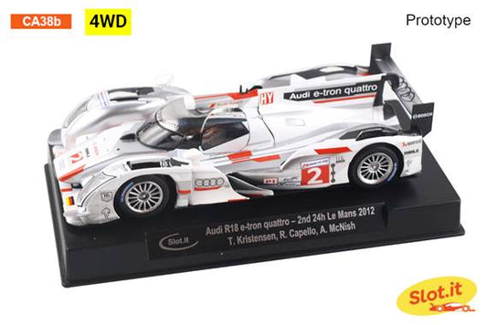 Slot.it CA38B - Audi R18 e-tron quattro - 2nd Le Mans 2012 #2 4WD