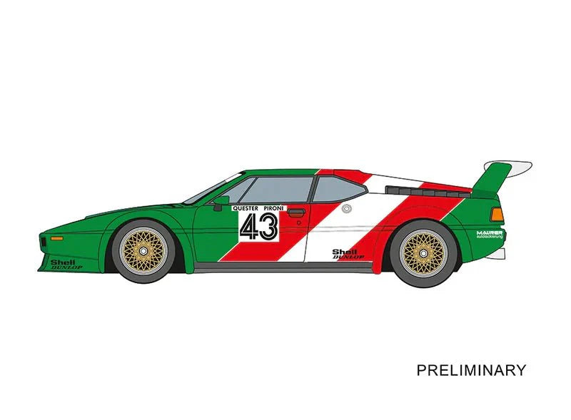 Carrera Digital 1/24 24022 - BMW M1 Procar "BMW France, Dieter Quester, No.43"