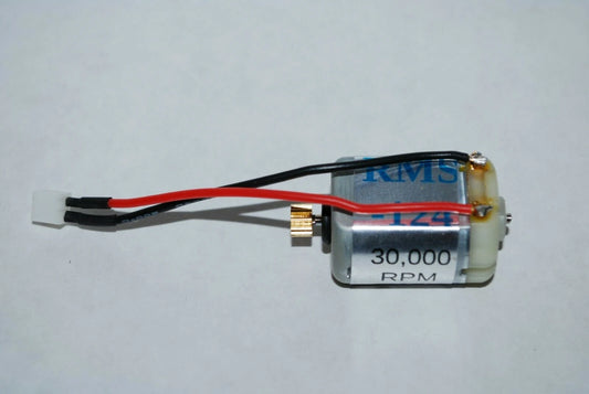 RMS RMS-124-C 30,000 RPM 12V Plug & Play Tuning Motor with Pinion & Wiring Harness – Carrera (1/24)
