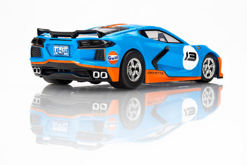 AFX 22108 Mega-G+ Corvette C8 2022 Gulf #13 HO Slot Car (1/64)