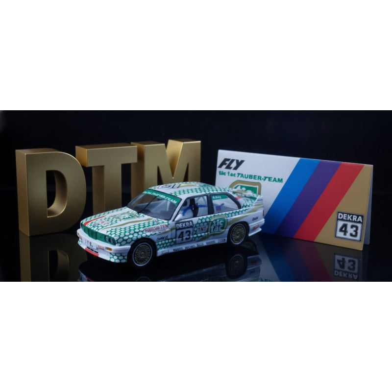 Fly Slot A2123 BMW M3 E30 #43 Tic Tac DTM 1991
