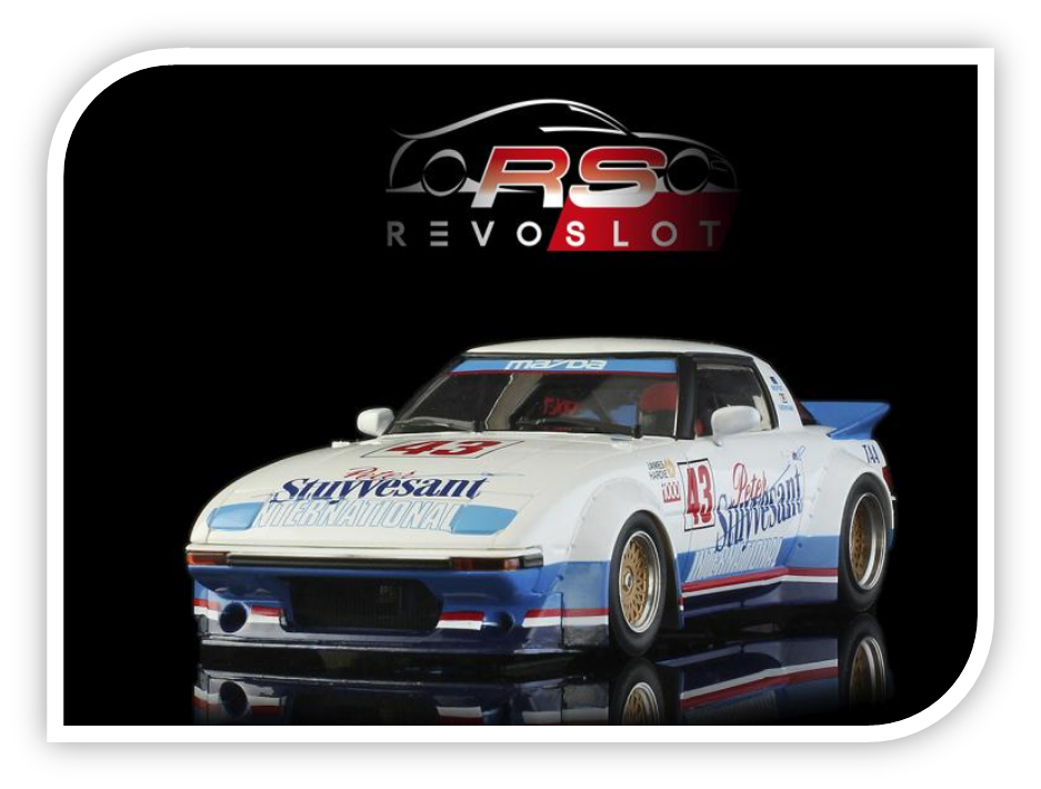 RevoSlot RS0293 - Mazda RX-7 Allan Moffat Peter Stuyvesant #43
