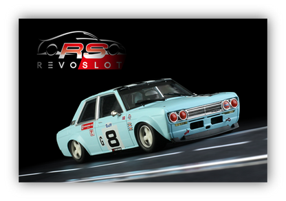 RevoSlot RS0304 - Datsun 510 Azzurra No.8