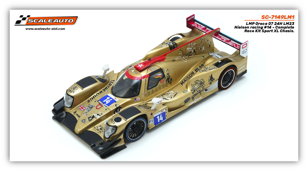 Scaleauto SC-7149LM1 - Oreca 07 LMP - Nielsen #14 - '23 Le Mans - SPORT XL KIT