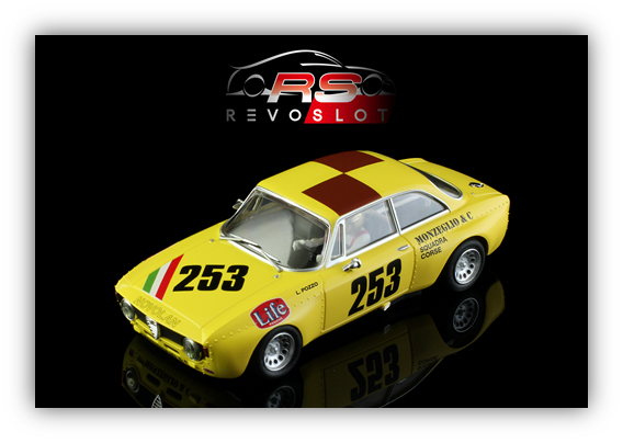 RevoSlot RS0313 - Alfa Romeo GTA 1300 Life  #253  1971 Gruppo 2 Winner - Luigi Pozzo