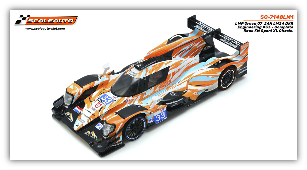 Scaleauto SC-7148LM1 - Oreca 07 LMP - DKR #33 - '24 Le Mans - SPORT XL KIT