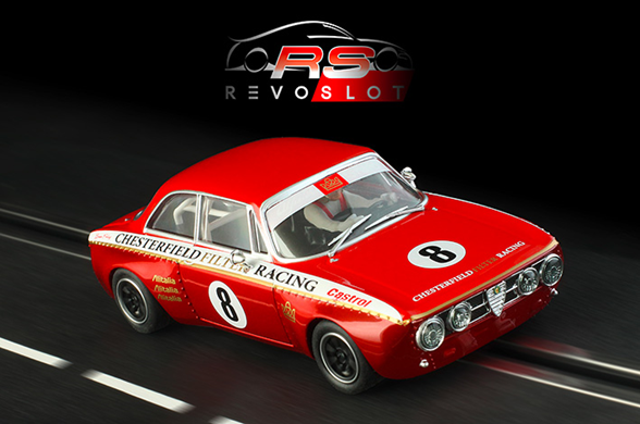 RevoSlot RS0312 - Alfa Romeo GTAM 1750 Chesterfield Racing #8 Brian Foley