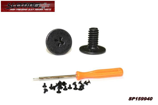 Sloting Plus SP159940 M2 × 4 mm Phillips Motor Screws – 20 Pack