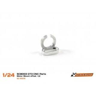 Scaleauto SC-8137e CNC Aluminium 13D Motor Mount Rear-End Support (-1.2mm Offset)