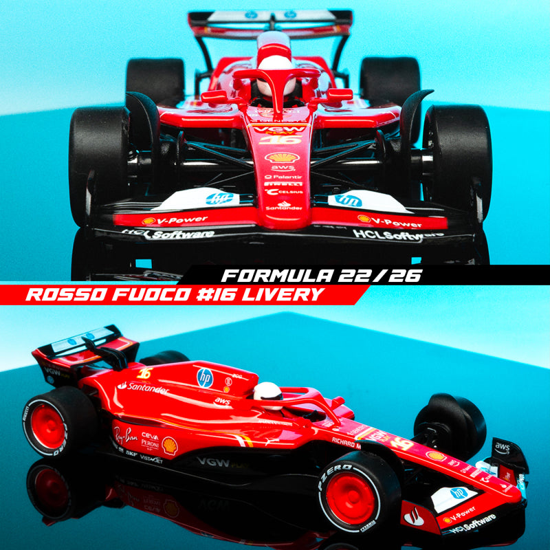 NSR 0563IL Formula 22/26 Rosso Fuoco #16 Charles Leclerc (1/32) Slot Car