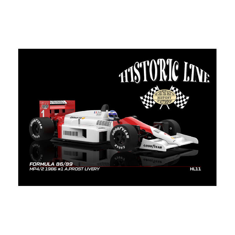 NSR HL11 - Formula 86/89 - MP4/2 #1 - Alain Prost - '86 Estoril - Historic Line