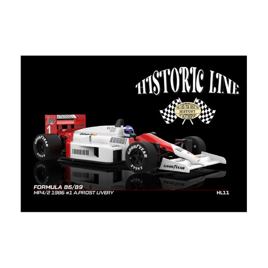 NSR HL11 - Formula 86/89 - MP4/2 #1 - Alain Prost - '86 Estoril - Historic Line