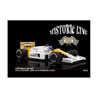 NSR HL10 - Formula 86/89 - MP4/2 #2 - Keke Rosberg - '86 Estoril - Historic Line