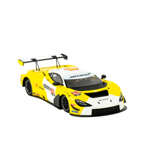 NSR 0633SW McLaren 720S GT3 #2 Marlboro Yellow Livery – 1/32 Sidewinder Slot Car