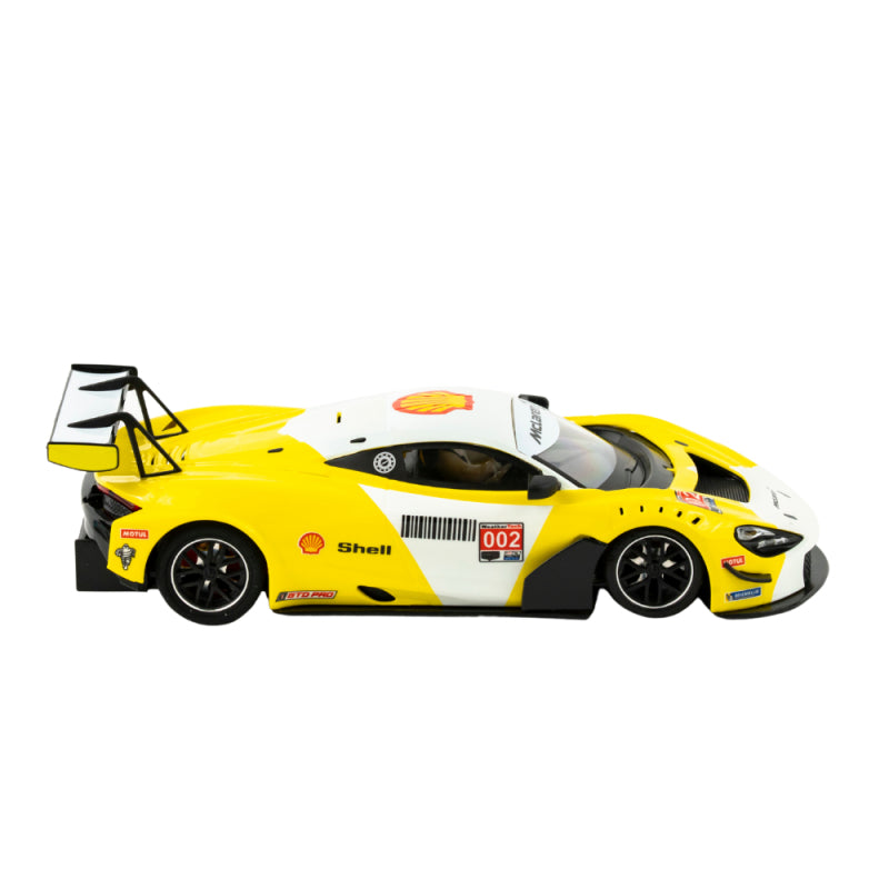 NSR 0633AW McLaren 720S GT3 #2 Marlboro Yellow Livery – 1/32 Anglewinder Slot Car