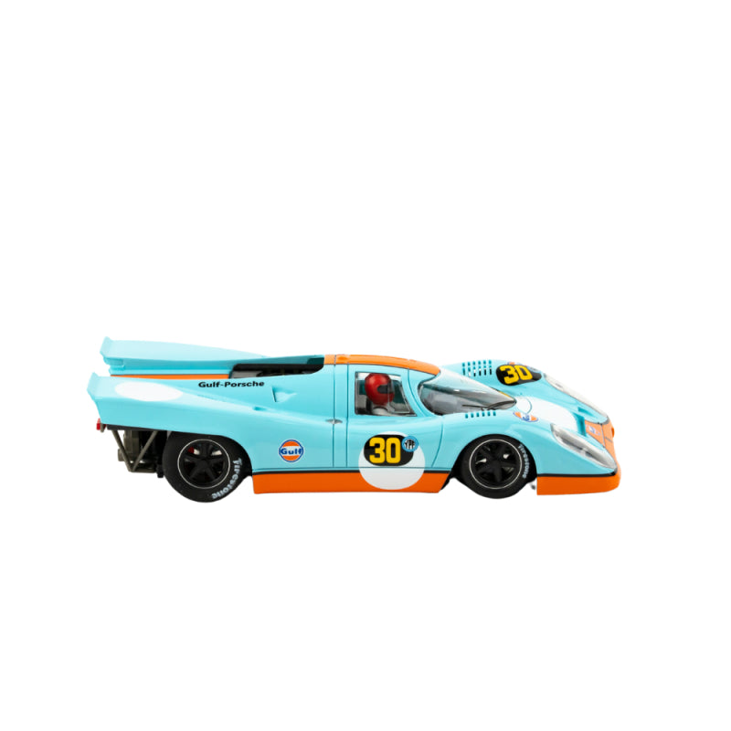 NSR 0630SW Porsche 917K #30 Gulf J.W. Automotive – 1971 Buenos Aires 1000km Winner – Siffert/Bell – 1/32 Sidewinder Slot Car