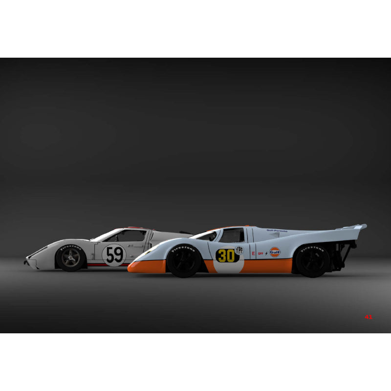 NSR 0630SW Porsche 917K #30 Gulf J.W. Automotive – 1971 Buenos Aires 1000km Winner – Siffert/Bell – 1/32 Sidewinder Slot Car