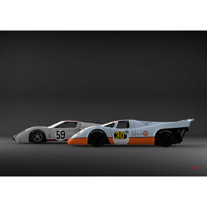 NSR 0630SW Porsche 917K #30 Gulf J.W. Automotive – 1971 Buenos Aires 1000km Winner – Siffert/Bell – 1/32 Sidewinder Slot Car
