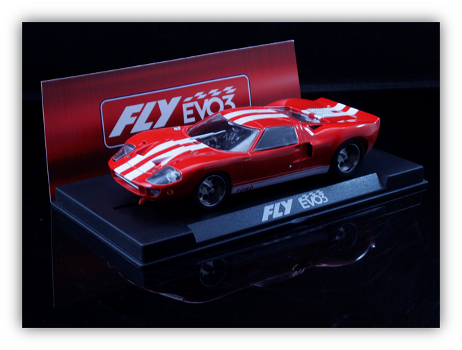 (PRE-ORDER) FlySlot R2006R1 Ford GT40 Red Racing EVO3