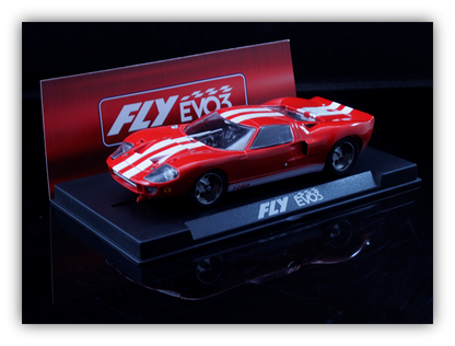 (PRE-ORDER) FlySlot R2006R1 Ford GT40 Red Racing EVO3