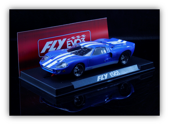 (PRE-ORDER) FlySlot R2006R3 Ford GT40 Blue Racing EVO3