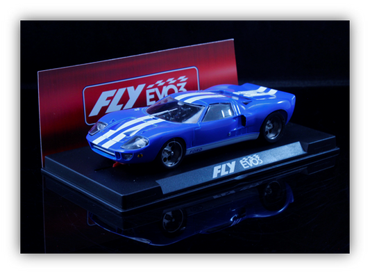 (PRE-ORDER) FlySlot R2006R3 Ford GT40 Blue Racing EVO3