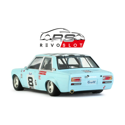 RevoSlot RS0304 - Datsun 510 Azzurra No.8