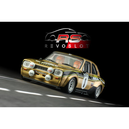 RevoSlot RS0306 - Ford Escort MK1 Uniflo Oro Rally No.1