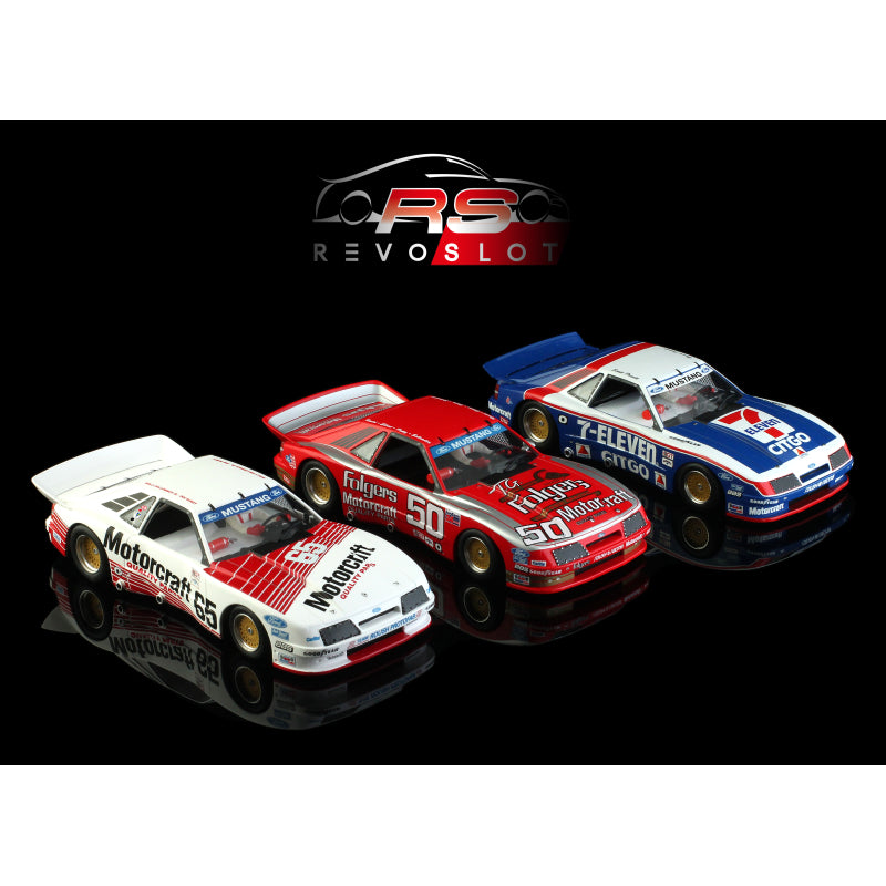RevoSlot RS0318 Ford Mustang GTO #50 Roush Racing Daytona 1985 1:32 Slot Car