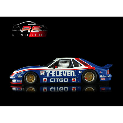 RevoSlot RS0317 Ford Mustang GTO #7 Roush Racing / 7-Eleven Sebring 1986 1:32 Slot Car